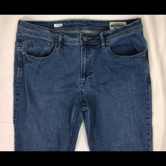 Jackson-X Buffalo David Bitton Blue Jeans 36x30 - Picture 3 of 11